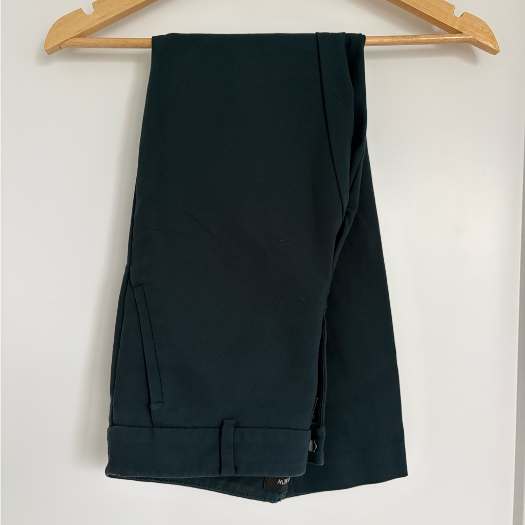 Ever New Dark Teal Women’s Straight Ankle Pants/Trousers, Size 2